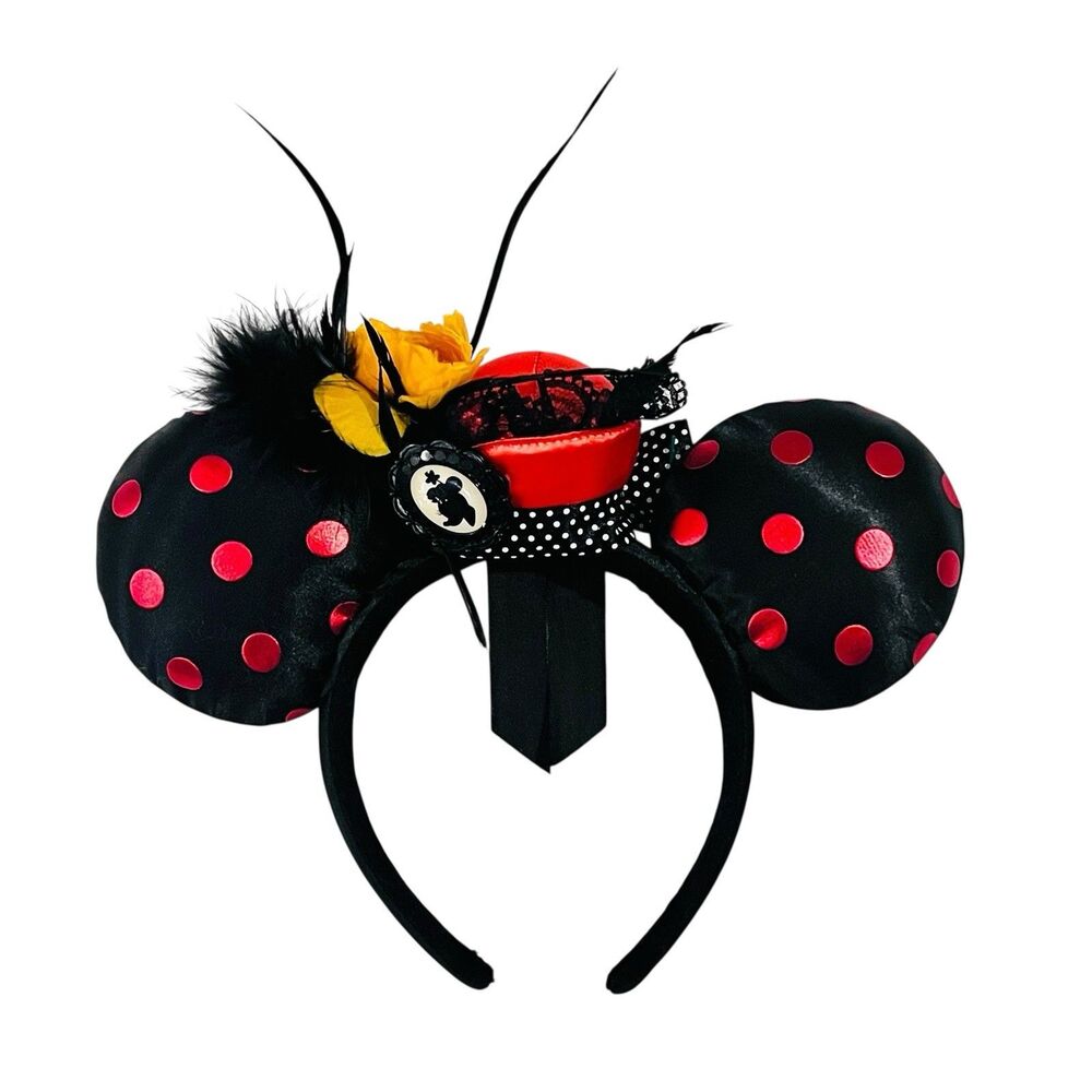 Disneyland Parks Victorian Cameo Minnie Mickey Ears Dapper Day